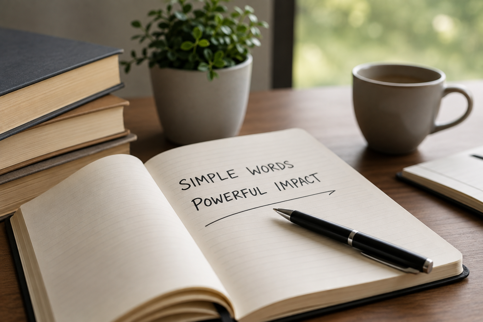 SIMPLE WORDS, POWERFUL IMPACT